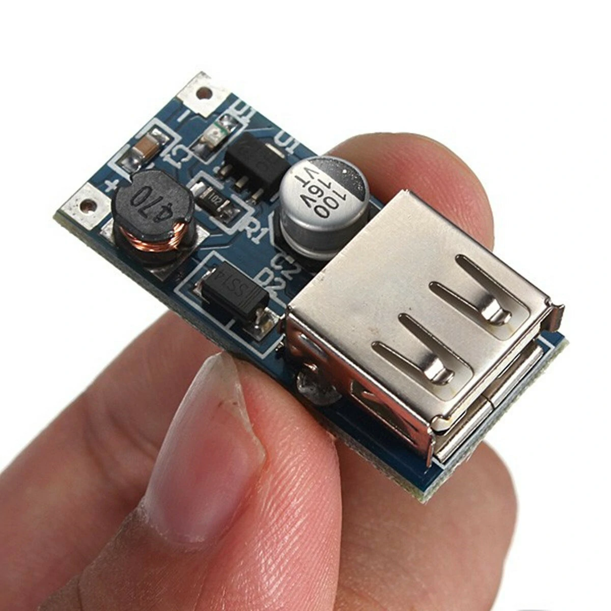 Mini PFM Control DC-DC 0.9V-5V To USB 5V Boost Step-up Power Supply Module — view 4