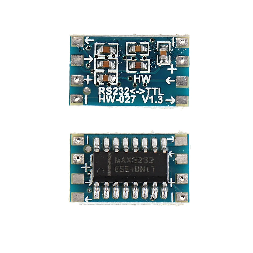 Mini RS232 to TTL Converter Module Board Adapter MAX3232 120kbps 3-5V Serial Por — Pricio
