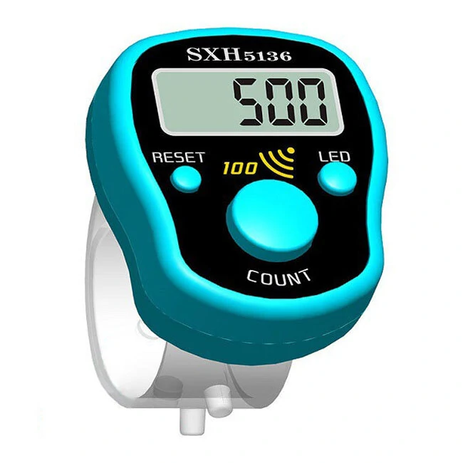 Mini Stitch Marker Row Finger Counter LCD Display Electronic Digital Counter — view 4