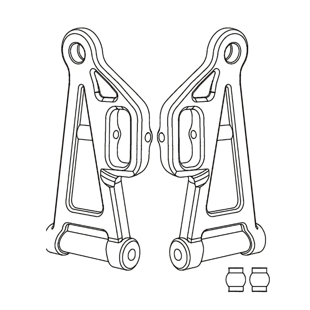MJX 14207 RC Car Original Parts Front Lower Arm P14227 — MJX