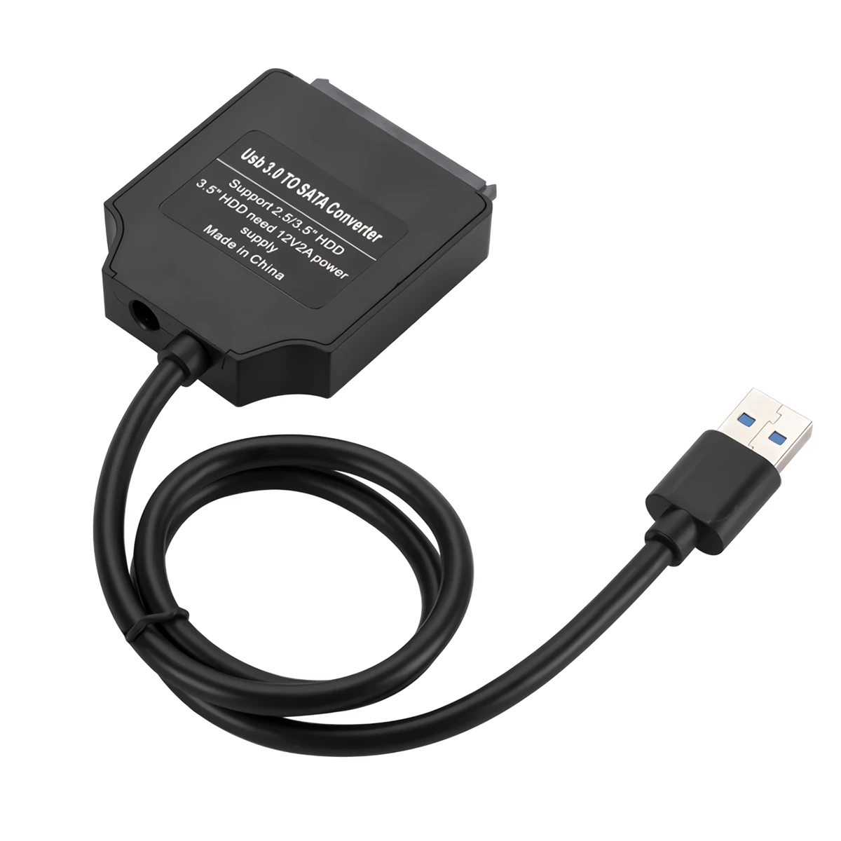 MnnWuu SSD HDD USB 3.0 to SATA Converter Cable Hard Drive Converter Adapter Support 2.5 / 3.5" HDD SSD — view 3