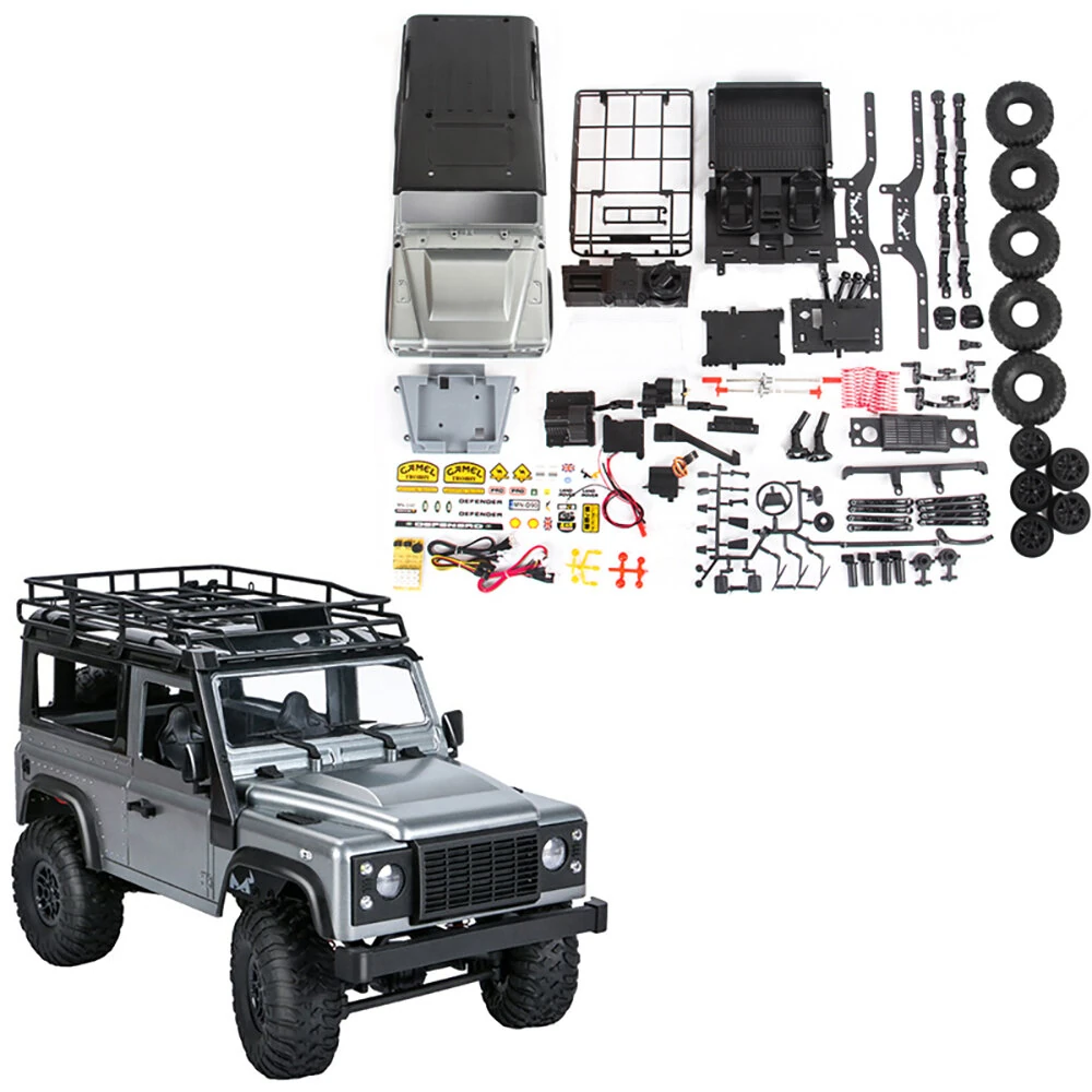 MNRC MN99S KIT 1/12 4WD RC Car DIY Unassembled for Land Rover Rock Crawler LED Light Climbing Off-Road Truck Vehicles Models Toy — MNRC