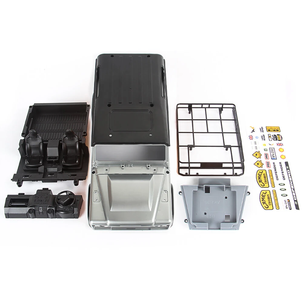 MNRC MN99S KIT 1/12 4WD RC Car DIY Unassembled for Land Rover Rock Crawler LED Light Climbing Off-Road Truck Vehicles Models Toy — view 11