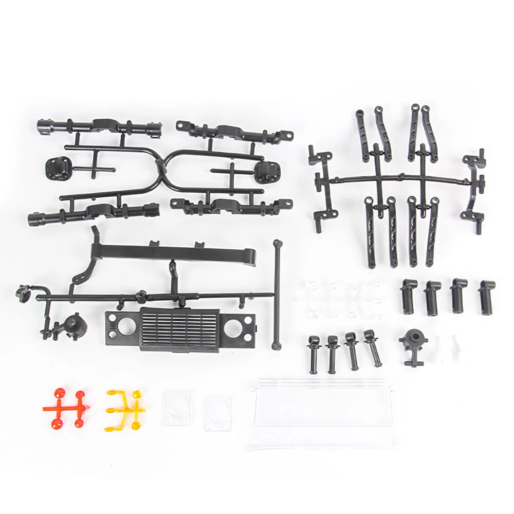 MNRC MN99S KIT 1/12 4WD RC Car DIY Unassembled for Land Rover Rock Crawler LED Light Climbing Off-Road Truck Vehicles Models Toy — view 8