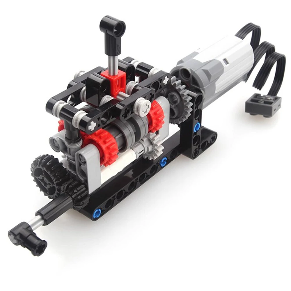 MOC-103739 Building Blocks with Motor Compatible with Manual Gearbox 4-Speed Shifting Structure Fun Puzzle Games Toy for Assembling — Pricio