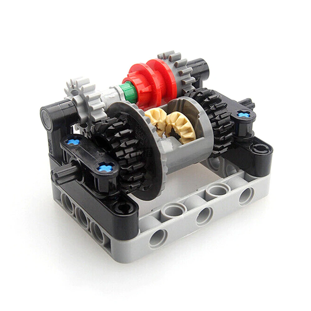 MOC Differential Off-Road Car Simple Diff Lock Building Blocks Accessories Puzzle Decompression Toys — MOC
