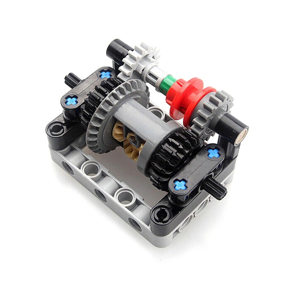MOC Differential Off-Road Car Simple Diff Lock Building Blocks Accessories Puzzle Decompression Toys — view 4