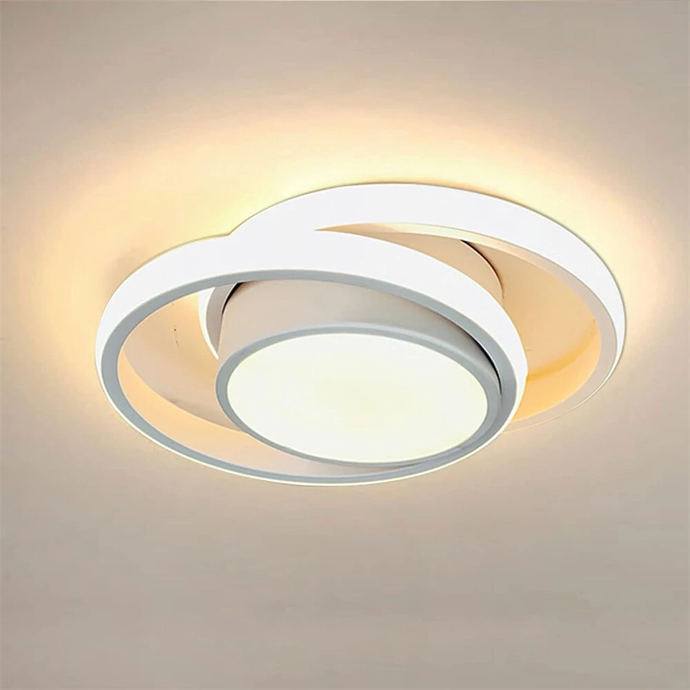 Modern Led Ceiling Lights, Small Led Close to Ceiling Light Fixture 32W Round LED Ceiling Lamp for Bedroom Hallway Aisle Corridor Light Lighting — Modern