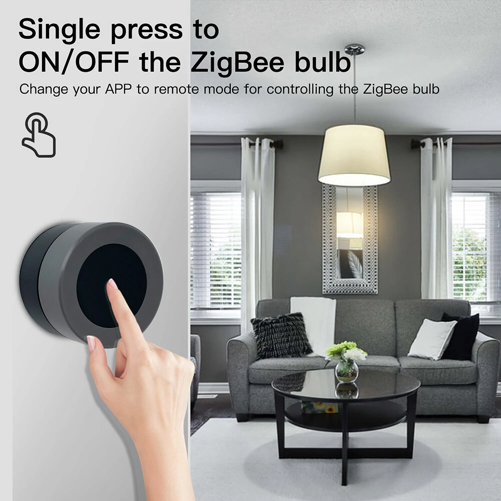 MOES Tuya ZigBe Smart Knob Switch Wireless Scene Button Controller Battery Powered Automation Scenario Smart Life App — view 7