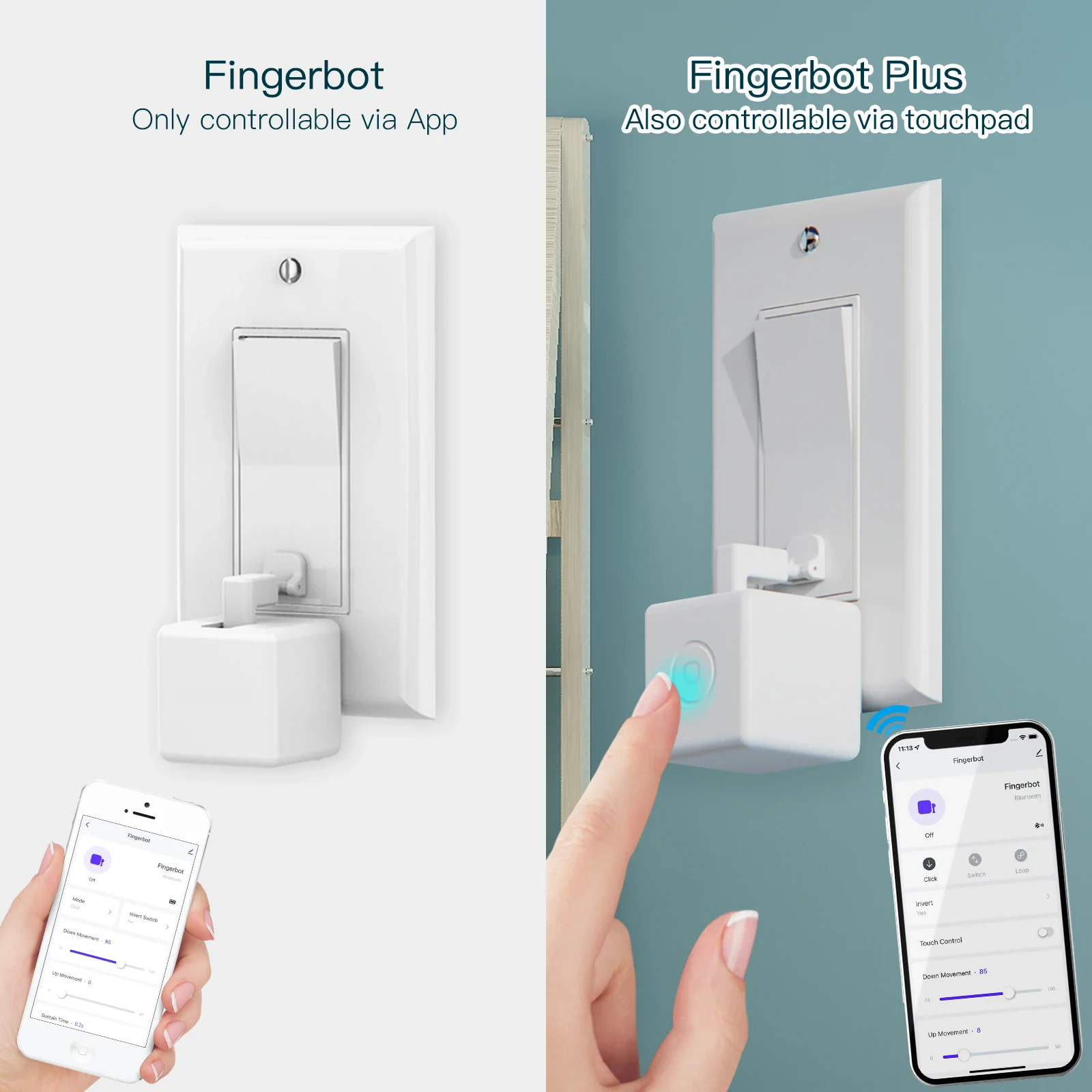 MoesHouse Tuya Fingerbot Button Pusher Zigbee3.0 Finger Robot App Remote Control Automatic Switch Voice Control with Alexa Google Home — view 5