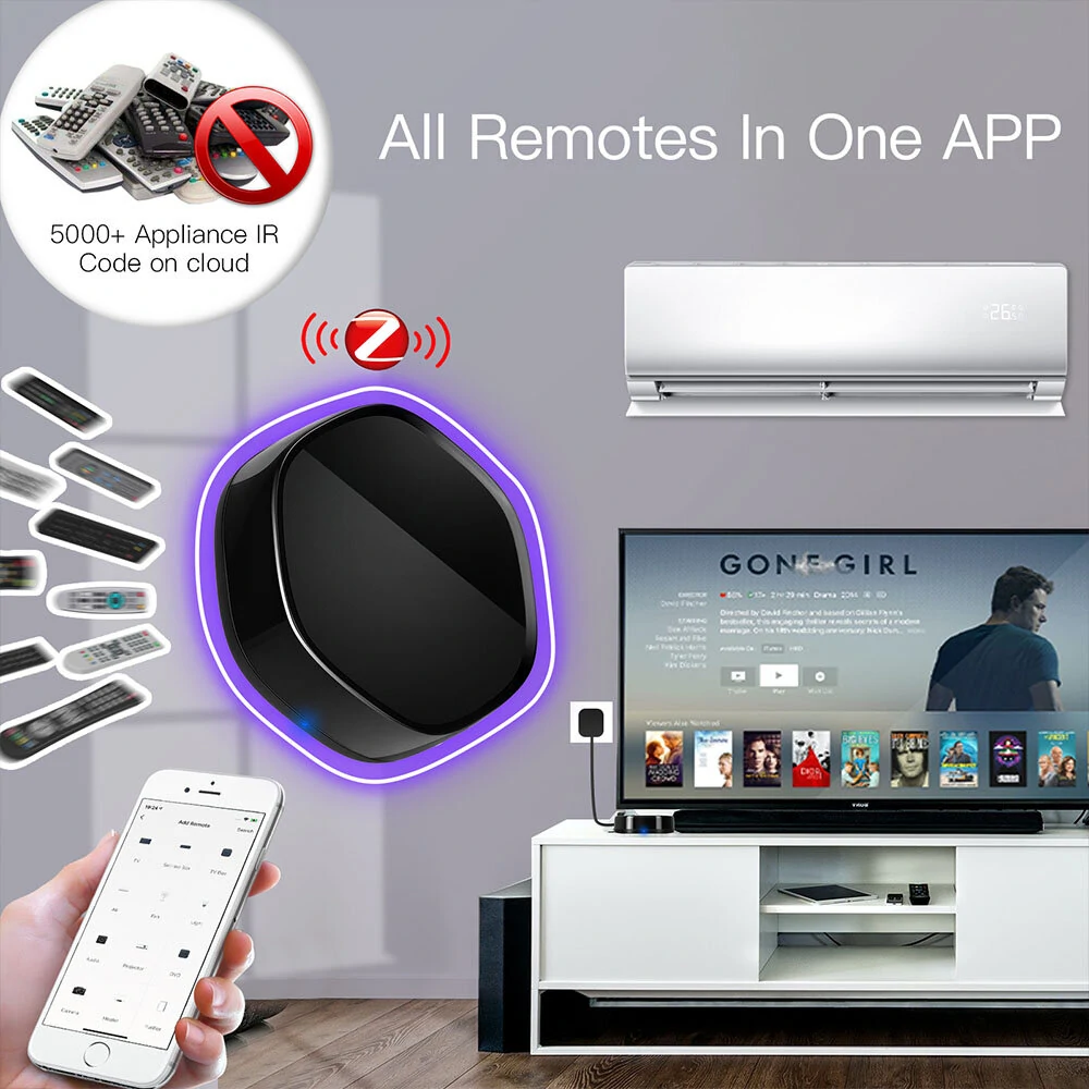 MoesHouse Tuya ZIGBE bluetooth Multimode Gateway Smart WiFi IR Controller APP Wireless Control Smart Home Assisted with Alexa Google — view 5