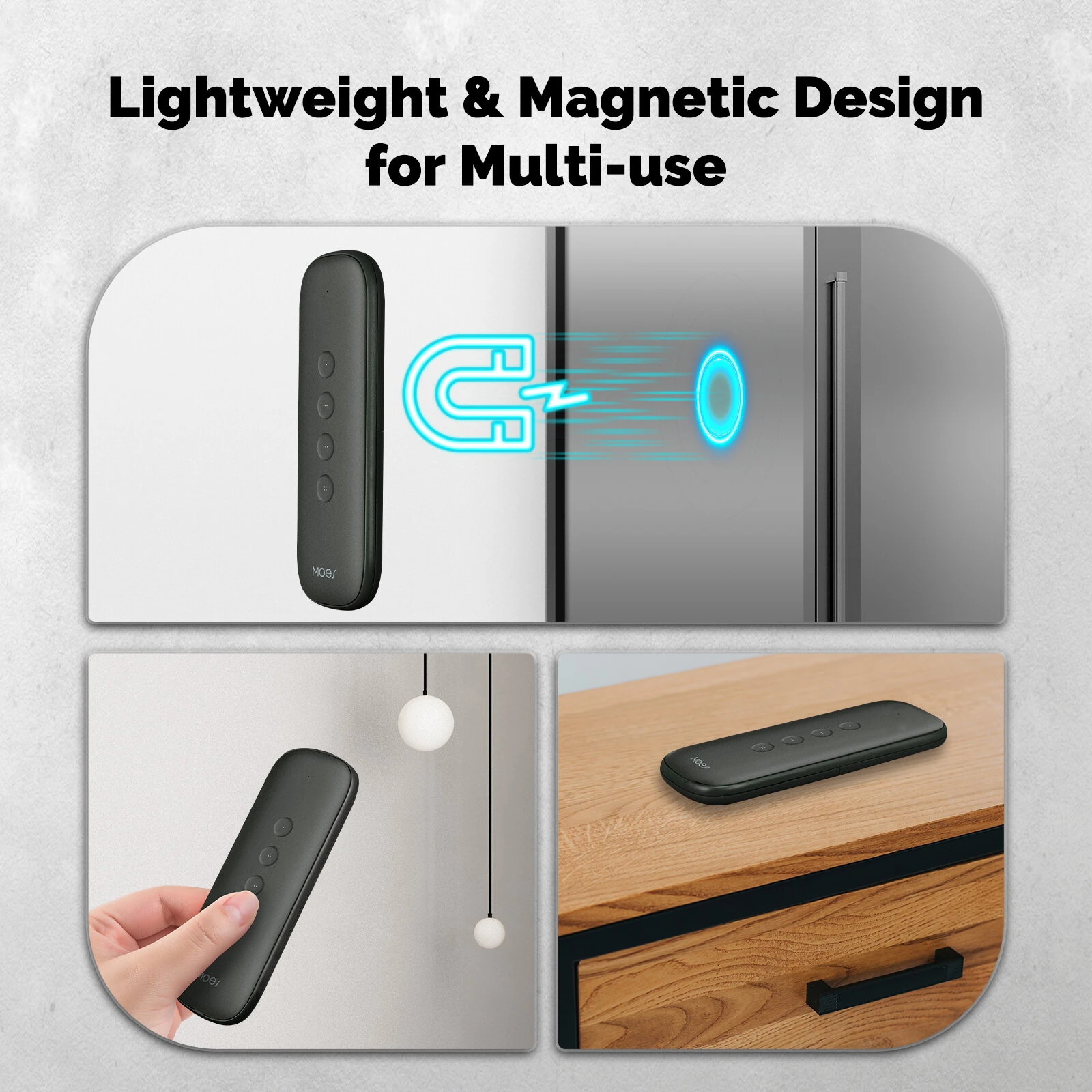 MoesHouse Tuya Zigbee3.0 Smart 4-Button Scene Switch Timing Function Wireless Smart Switch Button Controller SmartLife APP — view 6
