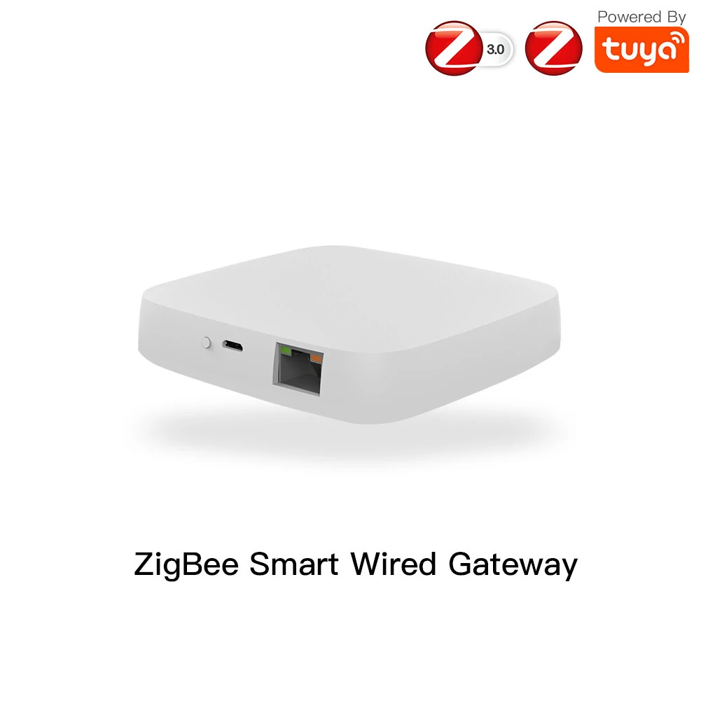 MoesHouse ZB-HUB Wired Tuya ZigBee3.0 Smart Gateway Hub Work with Tuya Smart App Voice Control via Alexa Google Home — view 3