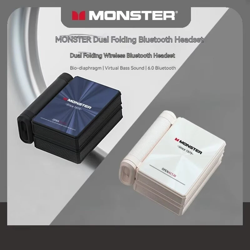 MONSTER AC530 TWS bluetooth V6.0 Earphone 14.2mm Drivers IPX5 WaterProof Ergonomics Sports Headphones — view 5