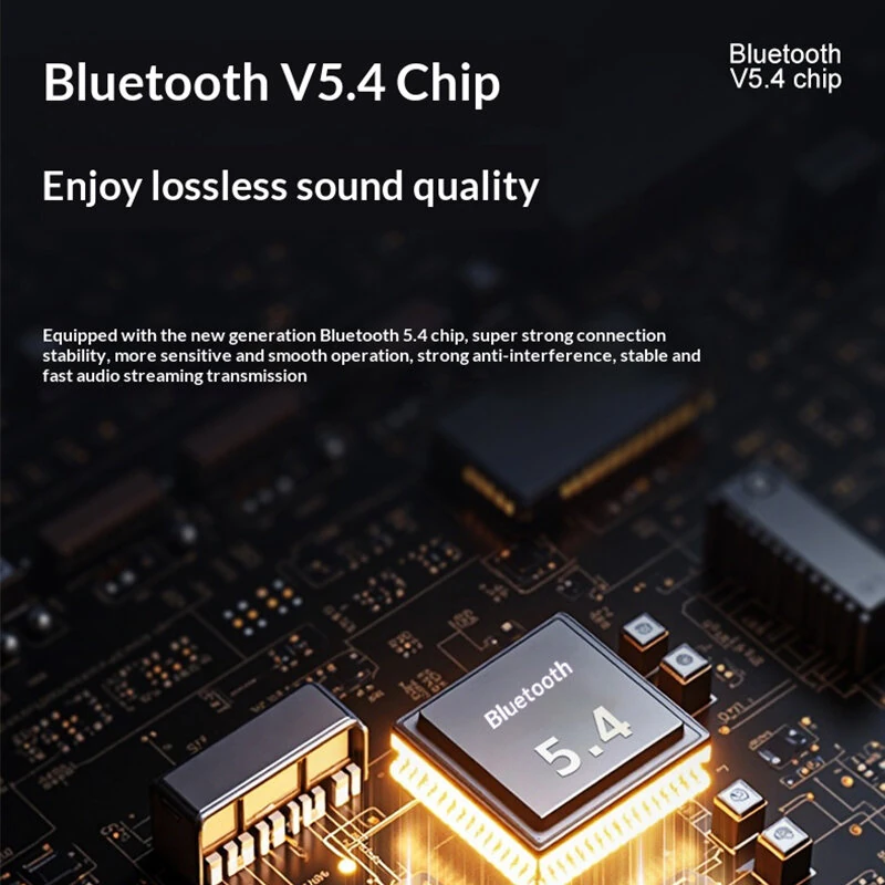 MONSTER M100 TWS Headset Wireless bluetooth 5.4 Earphone 3D Surround Sound Intelligent Call noise Cancelling 23H Playback Digital Display Waterproof Design Earclips Sports Headphones — view 2