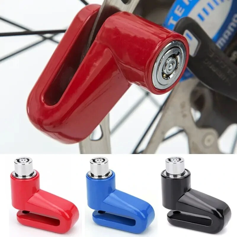 Motorcycle Bike Anti Theft Wheel Disc Brake Lock Safety Disc Wheel Lock Mountain Road Bike Padlock with Keys — view 2
