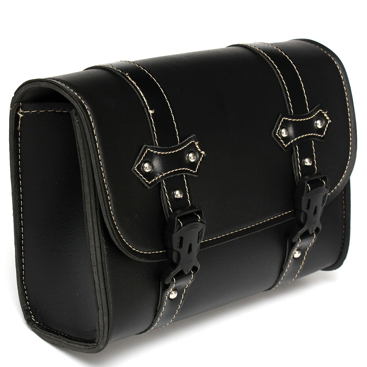 Motorcycle Saddle Leather Bag Storage Tool Pouch — view 10