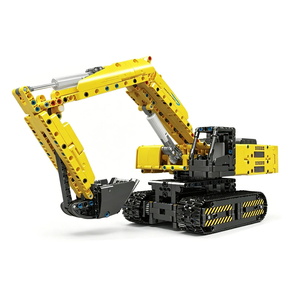 Mould King 15061 15062 Mechanical Digger Engineering Model Building Block Brick Assembly Kit for Children Birthday Gift Toys — view 2