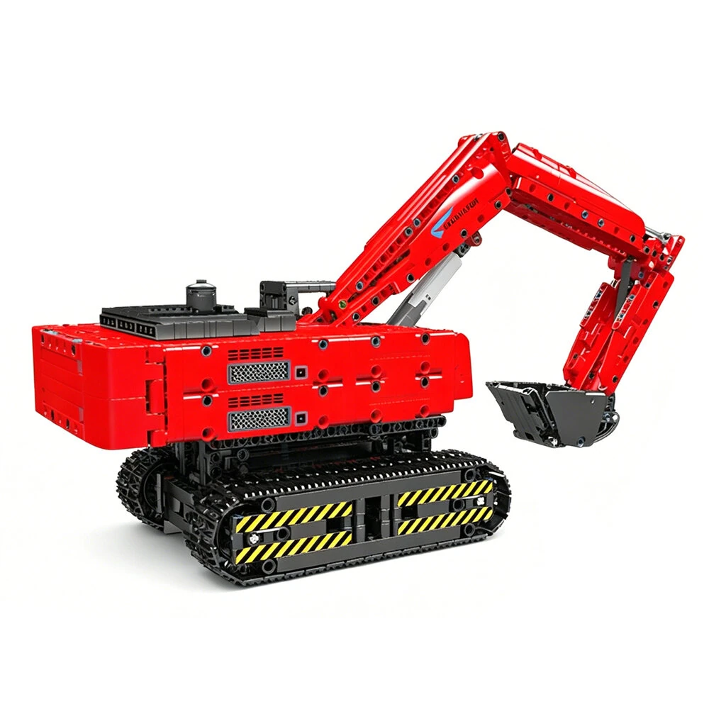 Mould King 15061 15062 Mechanical Digger Engineering Model Building Block Brick Assembly Kit for Children Birthday Gift Toys — view 4
