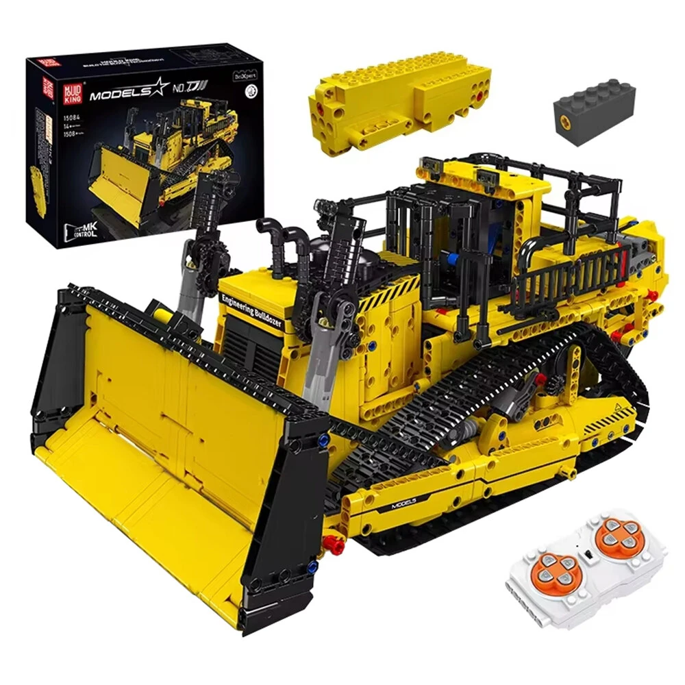 Mould King 15084 D11 Bulldozer RC Control Technical Car Truck Toys Building Block Brick Assembly Kit Kids Christmas Gift — view 6