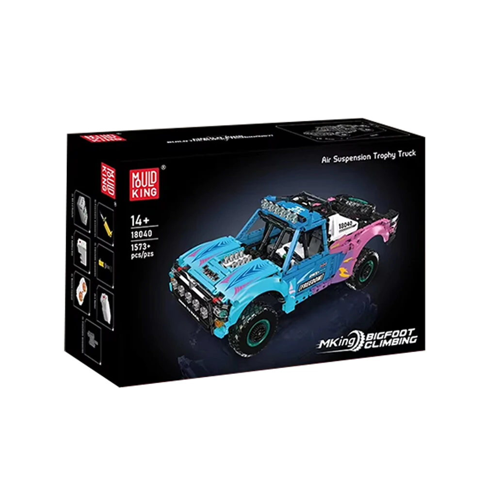 Mould King 18040 RC Air Suspension Trophy Truck Technical Car Toys Building Block Brick Assembly Kit Kids Christmas Gift — view 4
