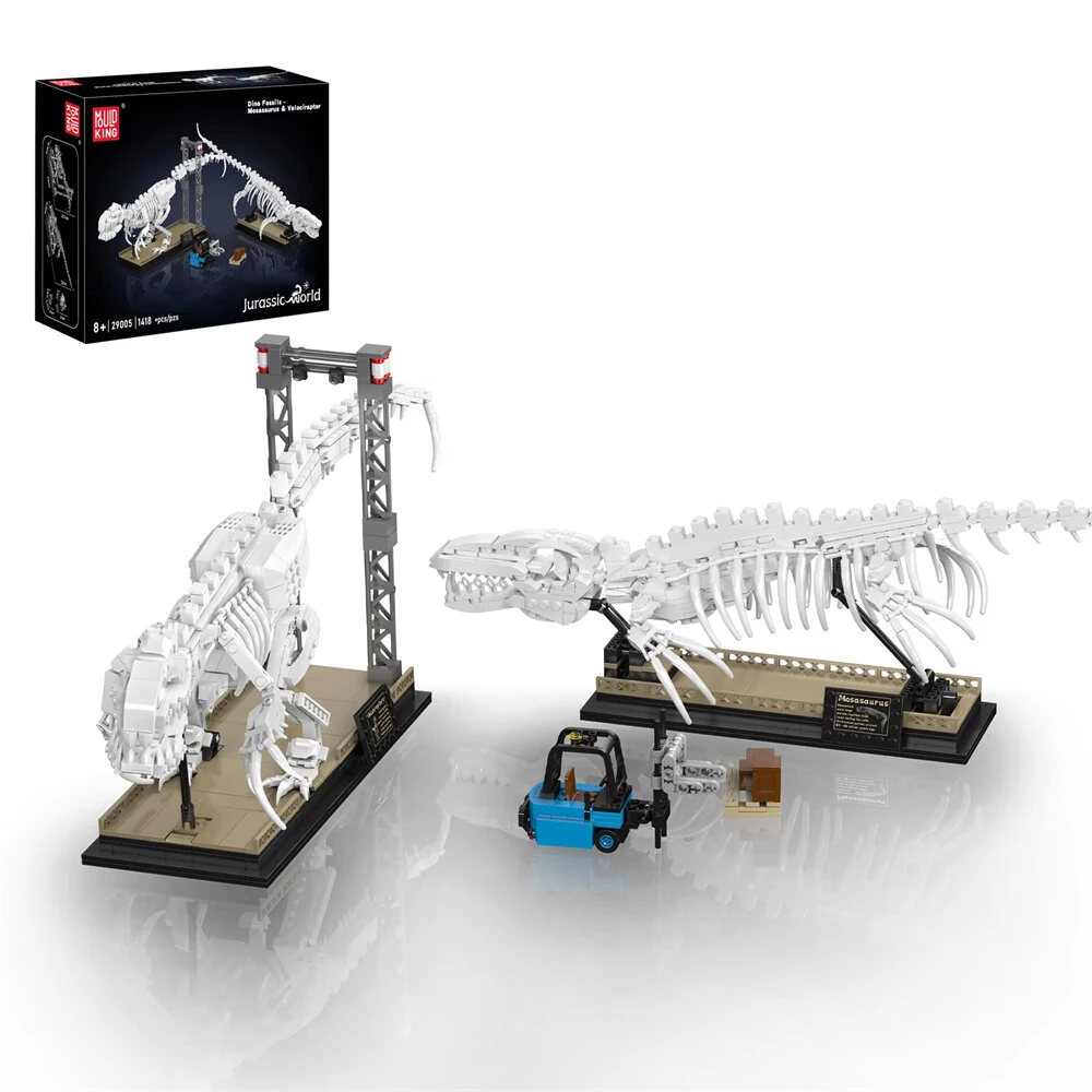 Mould King 29005 Jurassic World Velociraptor Dinosaur Fossil Model Building Blocks Assembly Kit Brick Educational Toy Children Gift — view 2