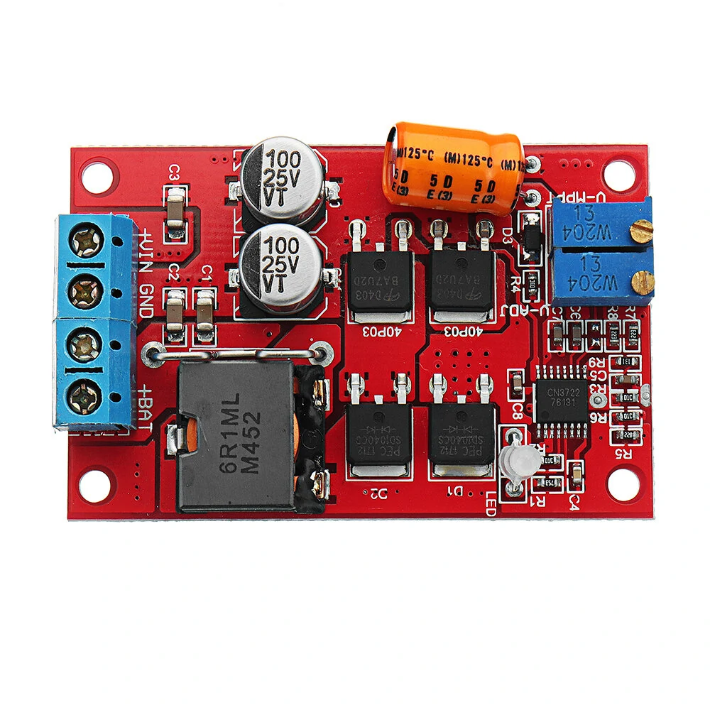 MPPT 5A Solar Panel Regulator Controller Battery Charging 9V 12V 24V Automatic Switch — view 4