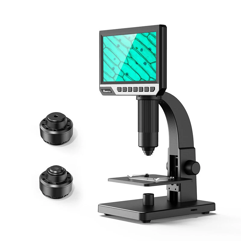 MT315 2000X Dual Lens Digital Microscope 7-inch HD IPS Large Screen Multiple Lens for Circuit/Cells Observation Up&Down Light Source Support Computer Viewing — view 5