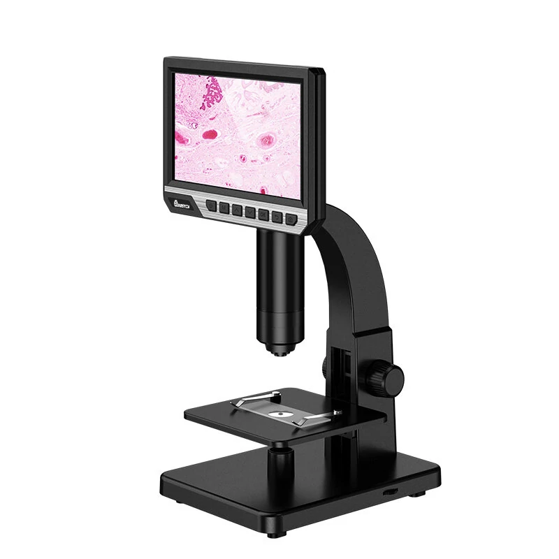 MT315 2000X Dual Lens Digital Microscope 7-inch HD IPS Large Screen Multiple Lens for Circuit/Cells Observation Up&Down Light Source Support Computer Viewing — view 9