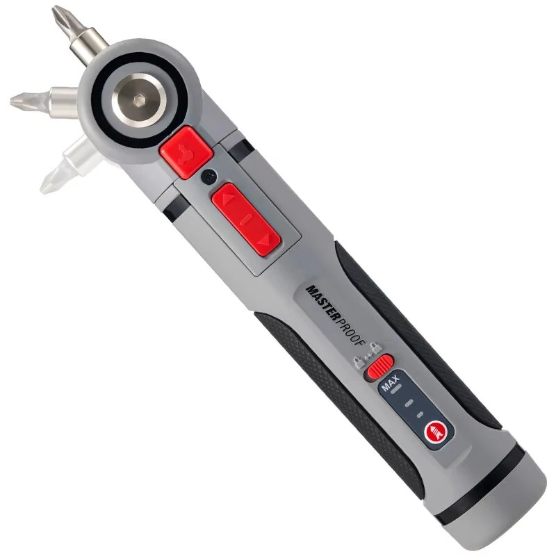 Multi Angle Electric Screwdriver 4V Lithium Battery Compact Design 3 Torque Settings LED Lights Fast Charging Rechargeable Professional Tool — view 2