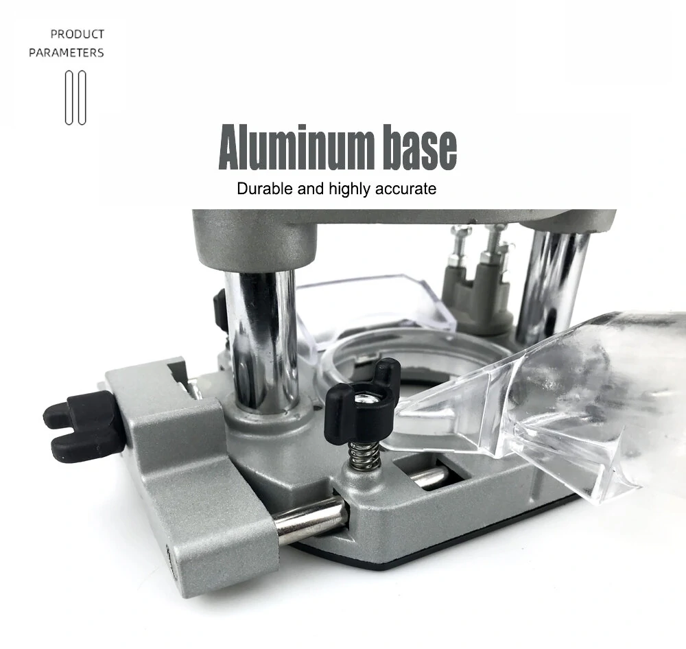 Multi-Function For Trimming Machine Press-in Base Electric Wood Milling Incline Base Slotted Woodworking tool Woodworking Tool — view 5