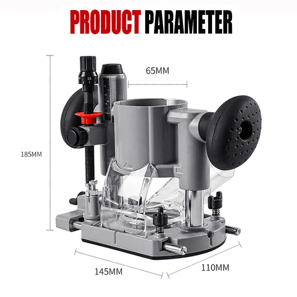 Multi-Function For Trimming Machine Press-in Base Electric Wood Milling Incline Base Slotted Woodworking tool Woodworking Tool — view 8