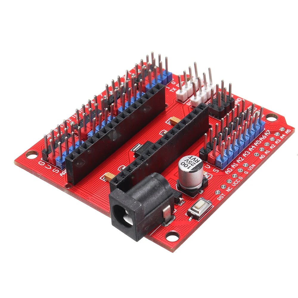 Multi-Function Funduino Nano Shield Nano Sensor Expansion Board Geekcreit for Ar — view 11