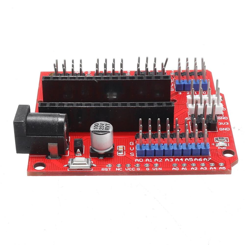 Multi-Function Funduino Nano Shield Nano Sensor Expansion Board Geekcreit for Ar — view 5