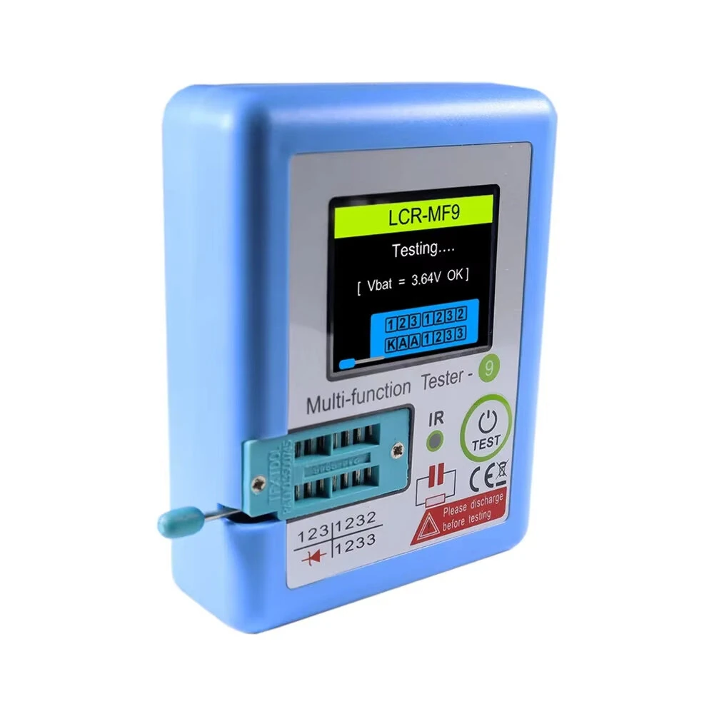 Multi-function LCR MF9 Transistor Tester TFT Diode Triode Capacitance Meter LCR ESR NPN PNP MOSFET IR Tester for Testing — view 3