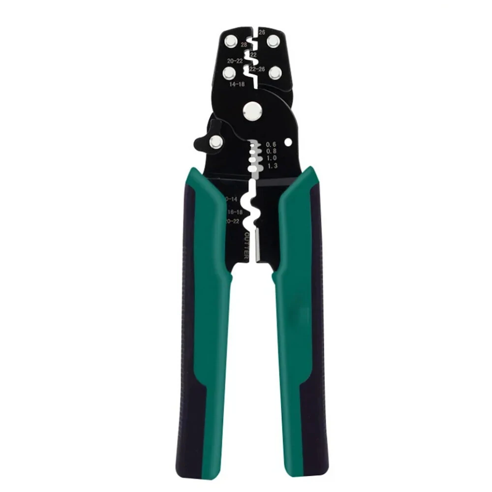 Multi-function Mini Electric Terminal Crimping Pliers With Wire Stripping Cutting Hand Crimping Tool — view 2