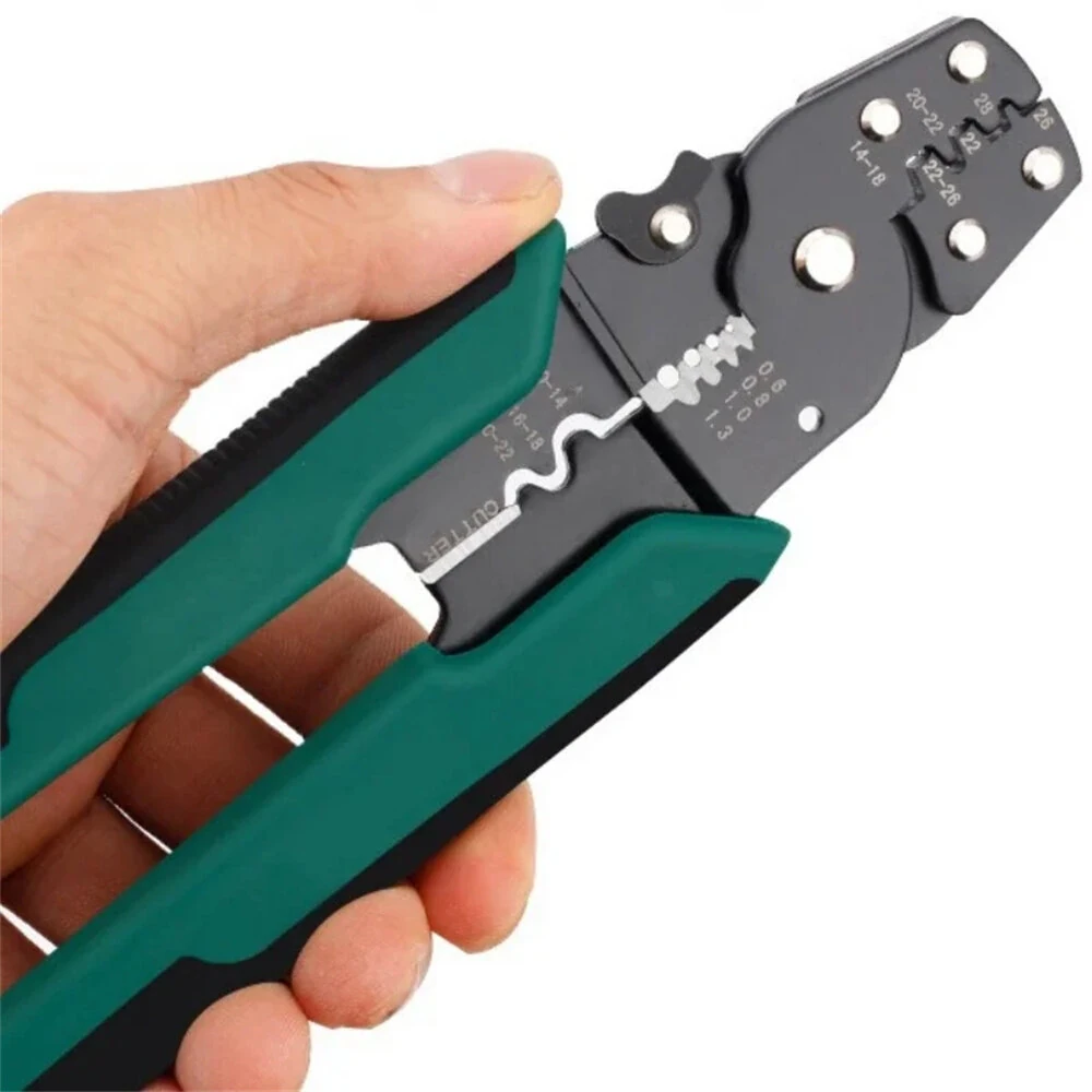 Multi-function Mini Electric Terminal Crimping Pliers With Wire Stripping Cutting Hand Crimping Tool — view 4