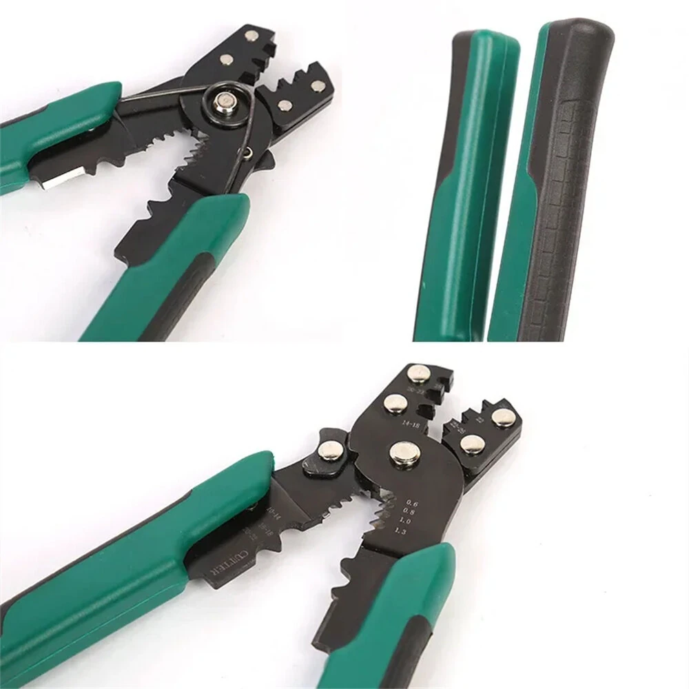 Multi-function Mini Electric Terminal Crimping Pliers With Wire Stripping Cutting Hand Crimping Tool — view 6