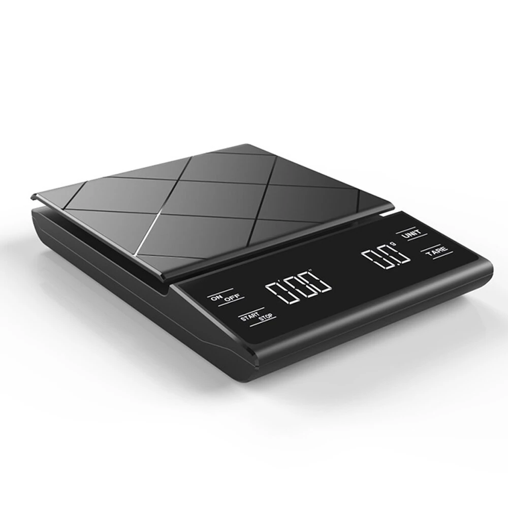Multi-functional Digital Coffee Scale Hand Brew Touch Control Bar Electronic Scale Gram Scale With Timer 3kg Kitchen Scale — Multi-functional