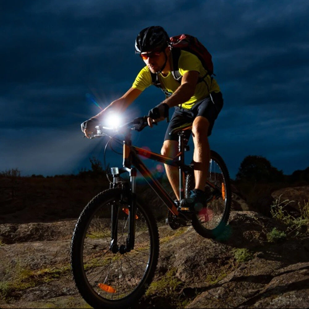 Multi-Functional Strong LED Flashlight With COB Side Light Portable USB Rechargeable Mini Torch Super Bright Cycling Bike Head Light Outdoor Hiking Camping Lamp — view 5