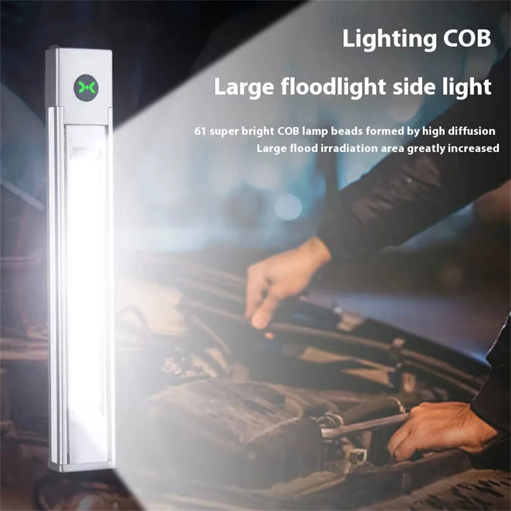 Multifunction PPT Pen Light High-Bright Magnetic Absorbing Work Lamp Maintenance Light Flood Light Type-C Charging Side Light — view 4