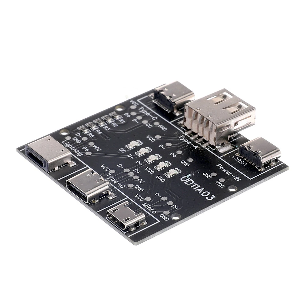 Multifunction USB Cable Tester USB A to Type-c Micro Lighting Short Circuit On-Off Data Cable Test Tool — view 8