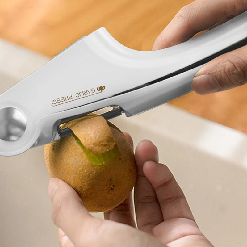 Multifunctional 3 In 1 Garlic Press Portable Manual Operation Mincer Garlic Slicer Environmentally Friendly Material Can Opener — view 8