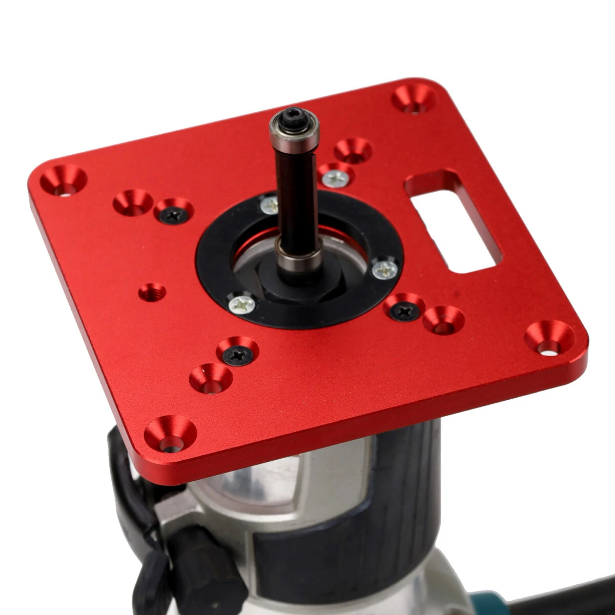 Multifunctional Aluminium Router Table Insert Plate Woodworking Trimmer Electric Wood Milling Flip Plate For DIY Working Benche 45x56 62x70 — view 4