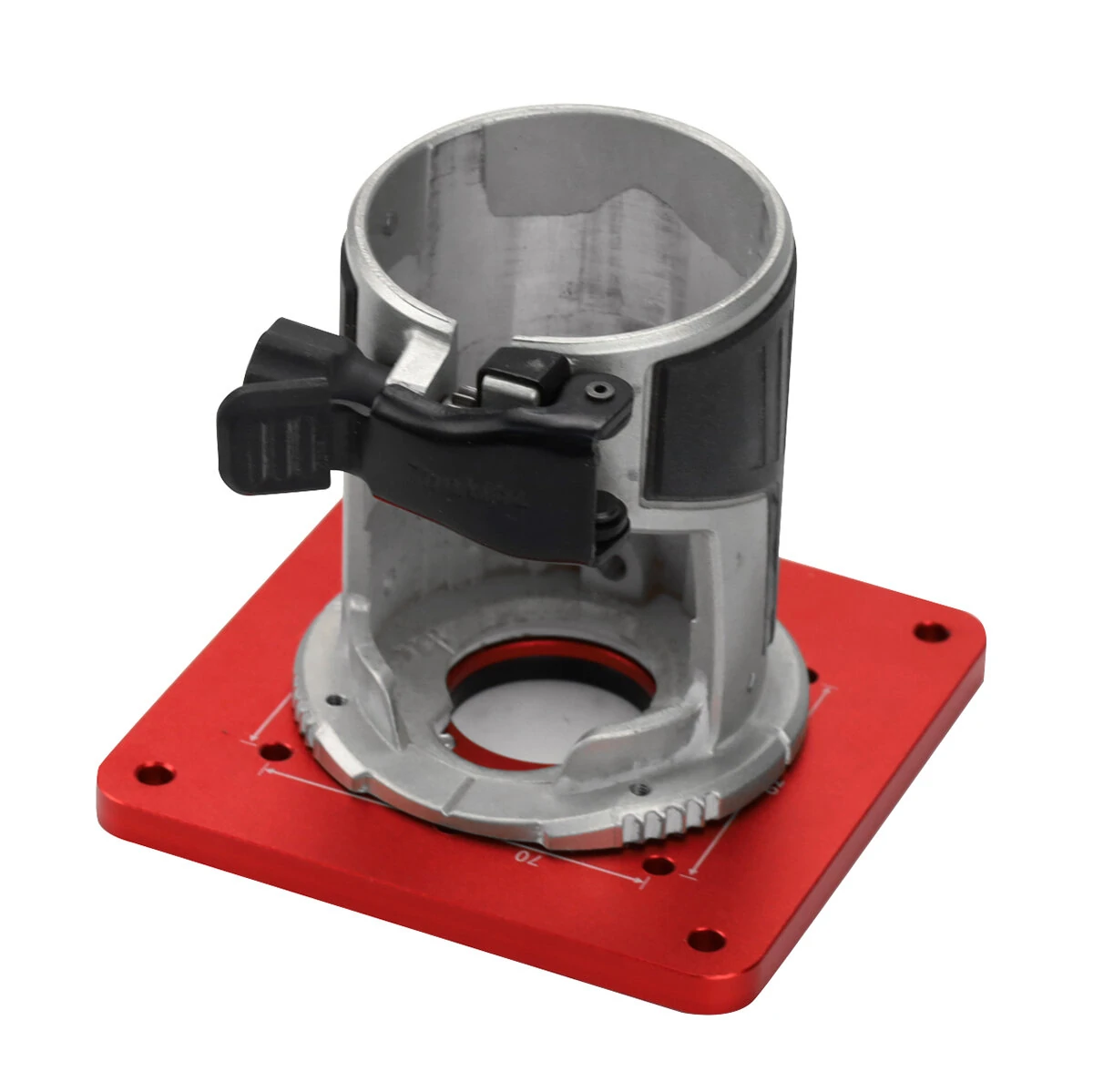 Multifunctional Aluminium Router Table Insert Plate Woodworking Trimmer Electric Wood Milling Flip Plate For DIY Working Benche 45x56 62x70 — view 5