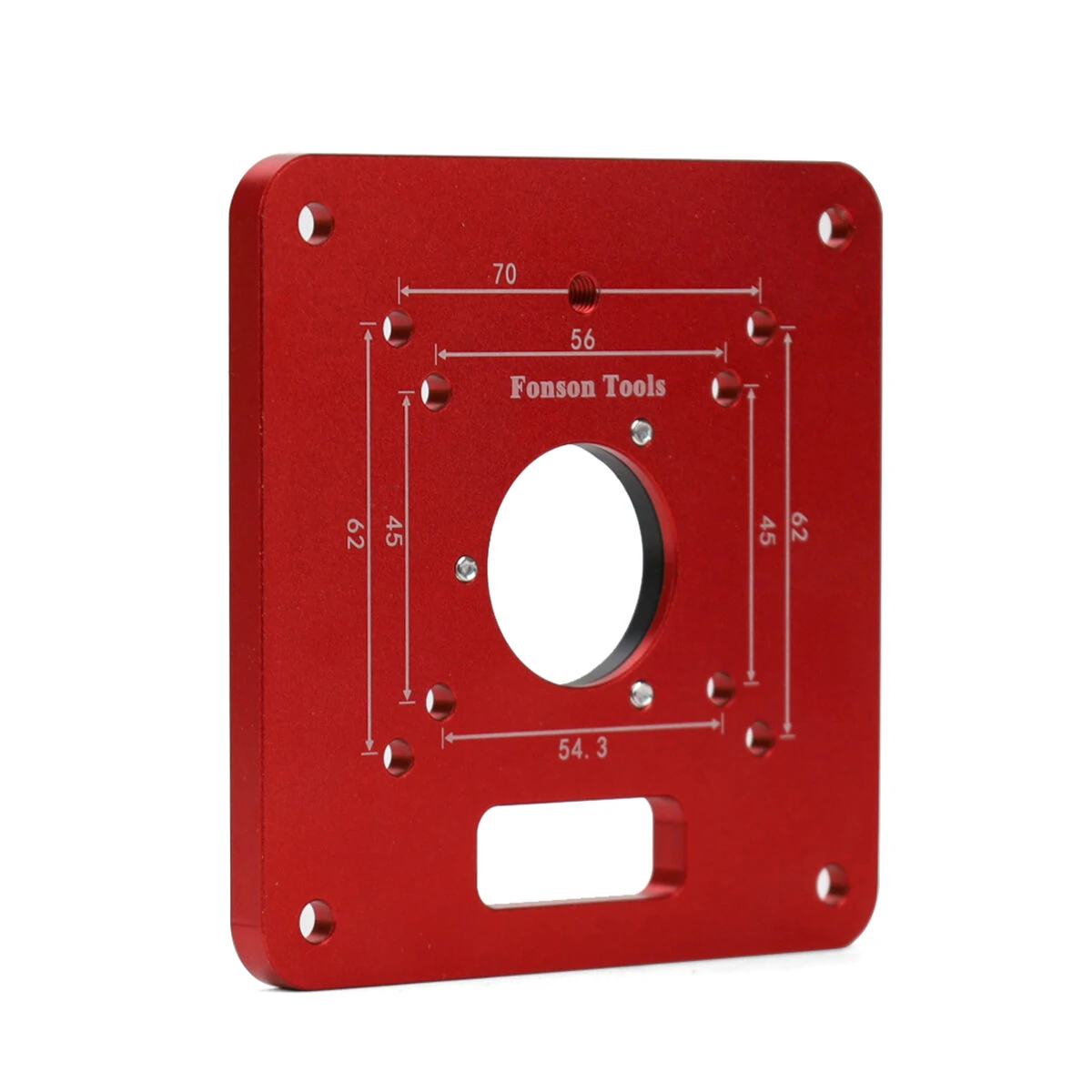 Multifunctional Aluminium Router Table Insert Plate Woodworking Trimmer Electric Wood Milling Flip Plate For DIY Working Benche 45x56 62x70 — view 9