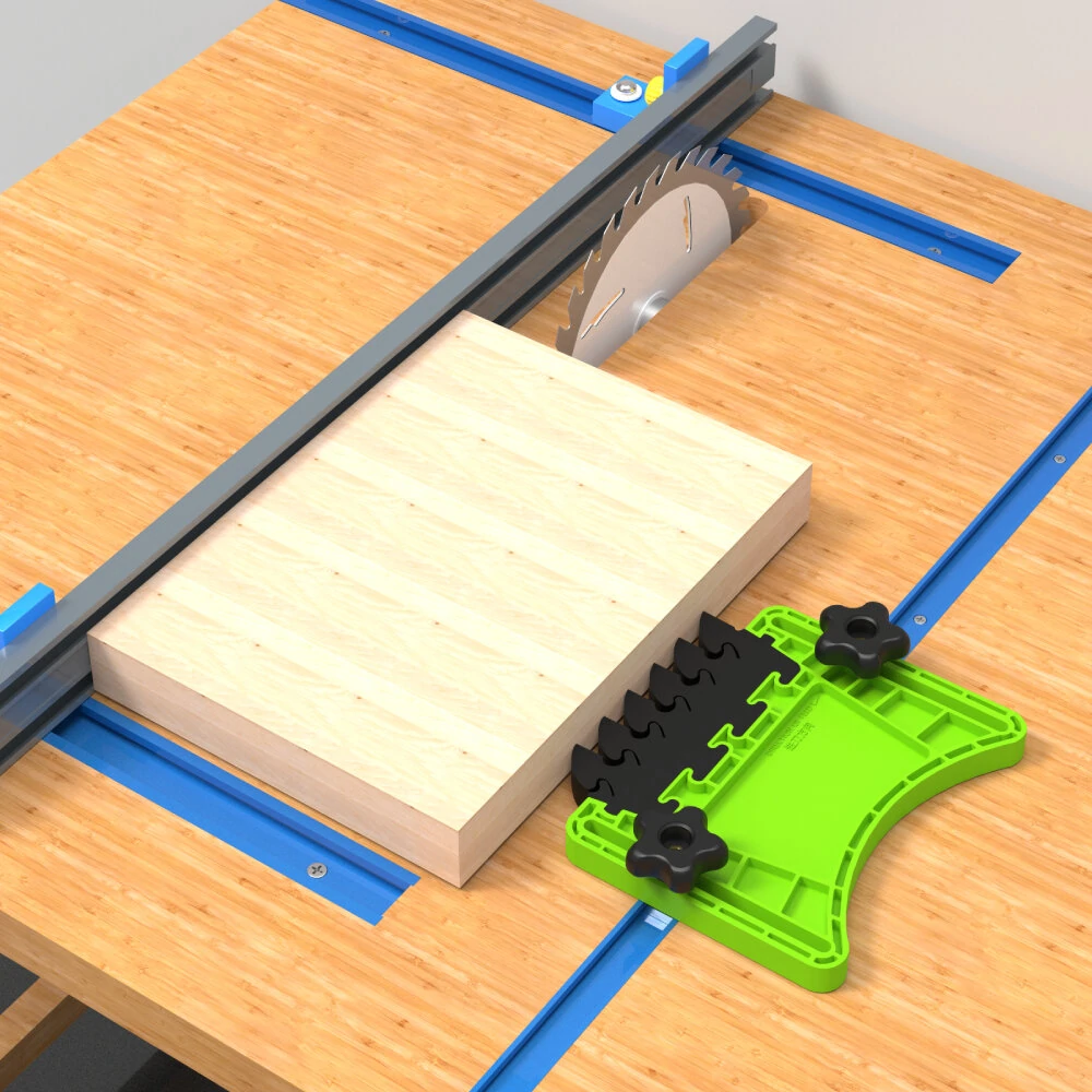 Multifunctional Feather Board with Enhanced Friction Baffle for Stable Secure Non-Slip Woodworking Operations Complete Set — view 3