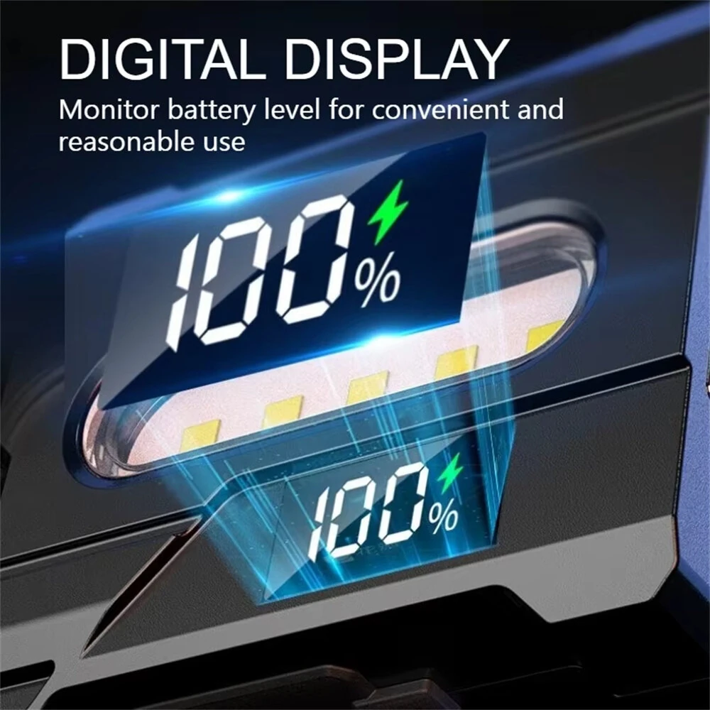 Multipurpose Dual Light Source LED Keychain Flashlight LCD Display Rotatable Pocket Work Light with Metal Clip EDC Torch for Outdoor Camping Hiking Emergency — view 4