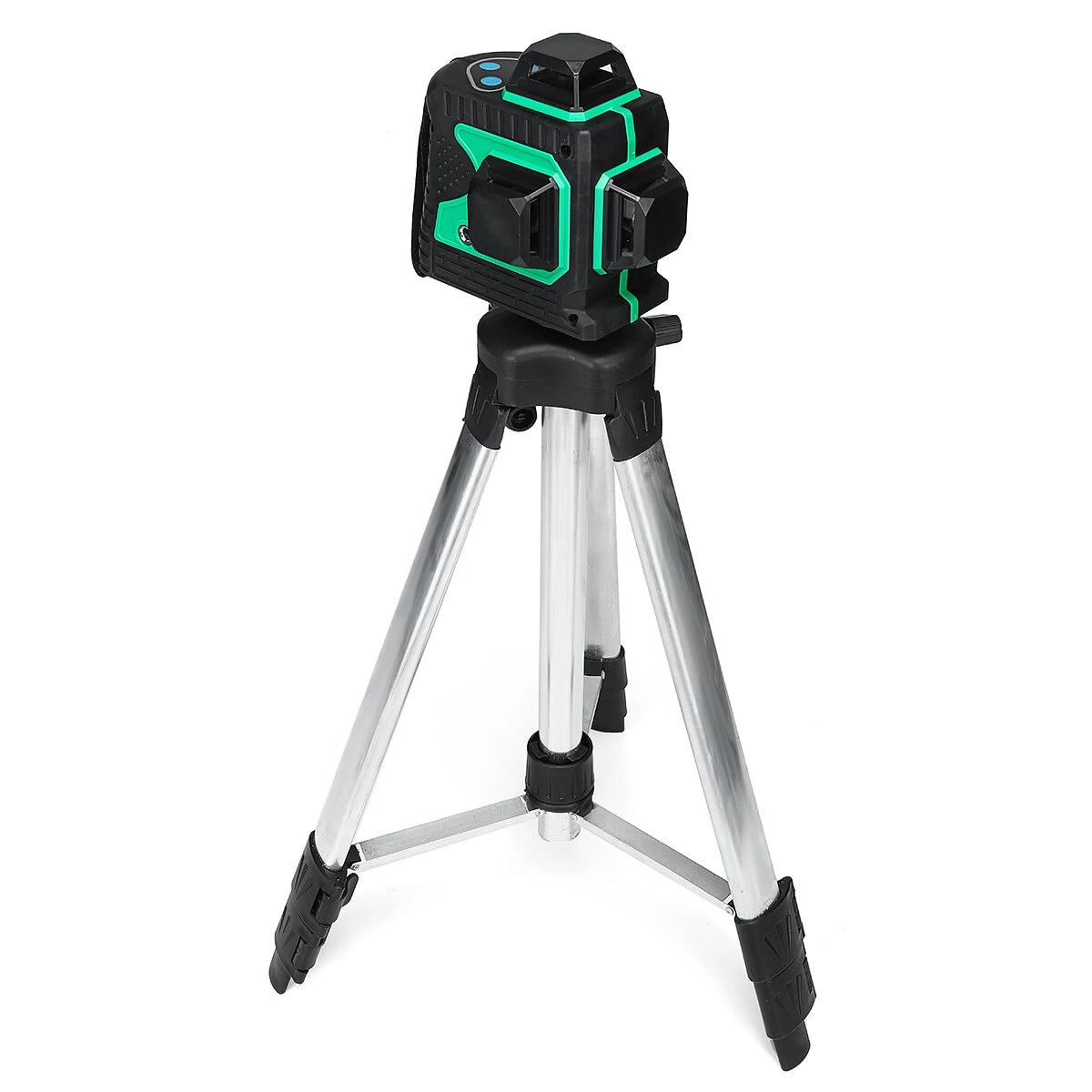 MUSTOOL 3D Green Auto Laser Level 12 Lines 360° Horizontal & Vertical Cross Build Tool Measuring Tools with 2 Batteries — view 8