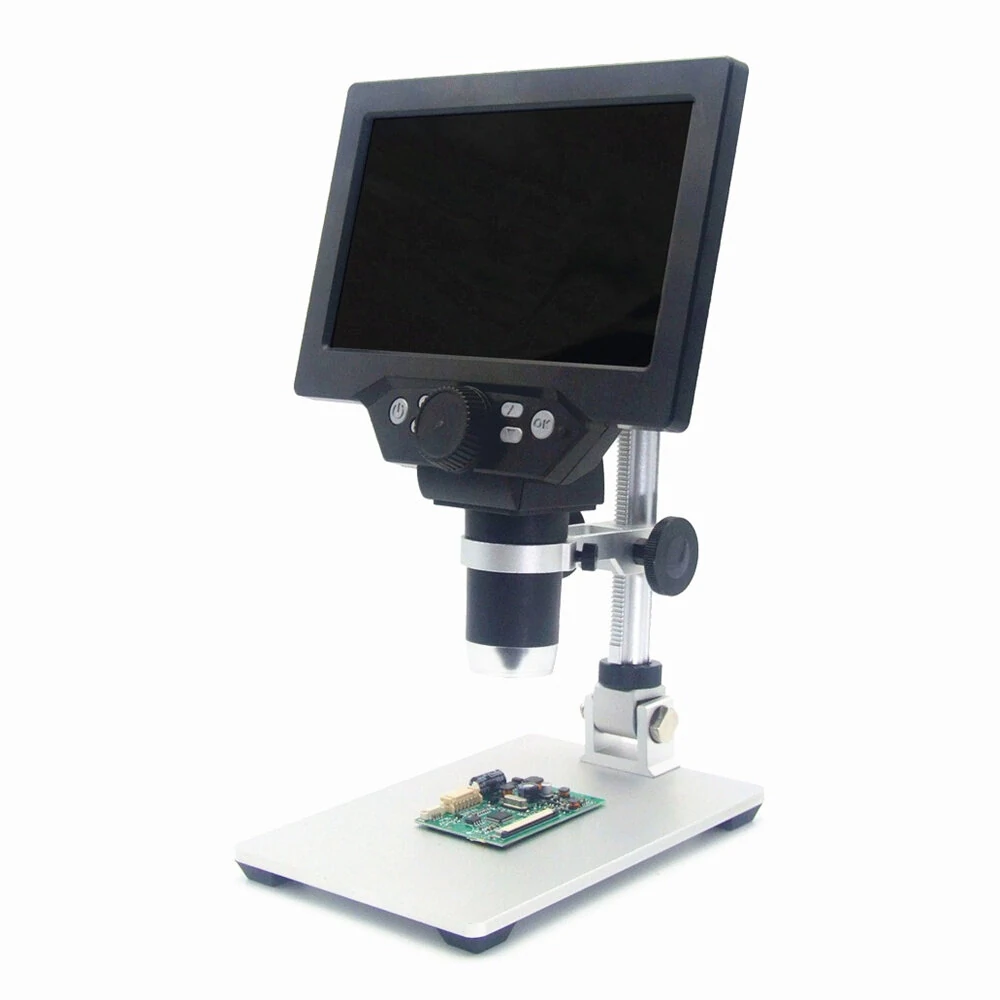 MUSTOOL G1200 Digital Microscope 12MP 7 Inch Large Color Screen Large Base LCD Display 1-1200X Continuous — view 9